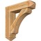 Ekena Millwork Legacy Arts and Crafts Rough Sawn Bracket w/ Offset Brace, Western Red Cedar, 8"W x 32"D x 32"H BKT0806X32X32LEC03RWR - alternate 1